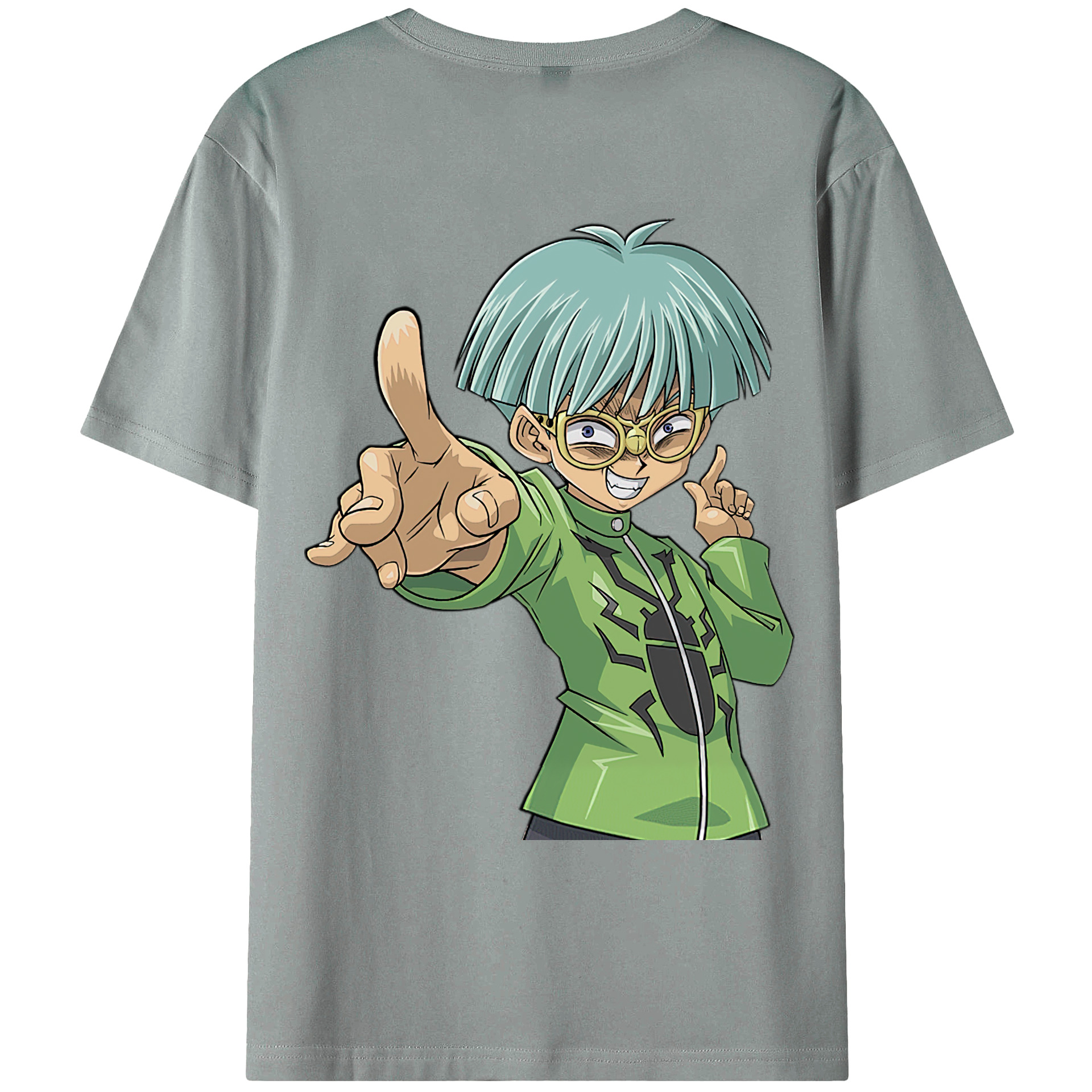 （画像用） 遊☆戯☆王 Yu-Gi-Oh! 綿100％ メンズ半袖Tシャツ（バックプリント） 通気性